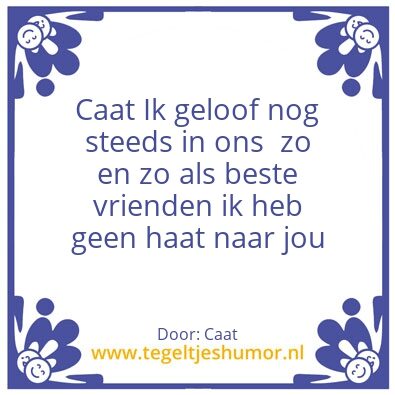 Tegeltje: Liede is