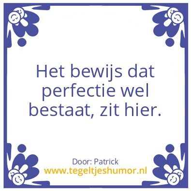 Tegeltje: Bescheiden