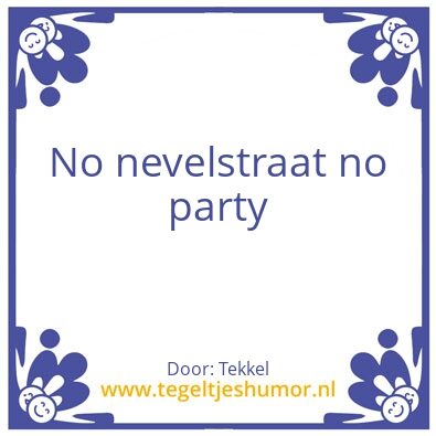 Tegeltje: Nevel