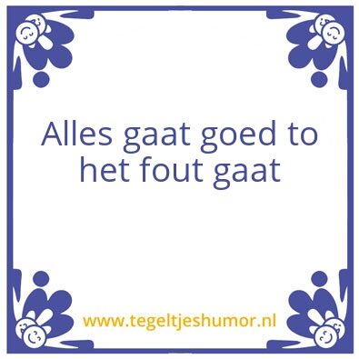 Tegeltje: Kutzooi
