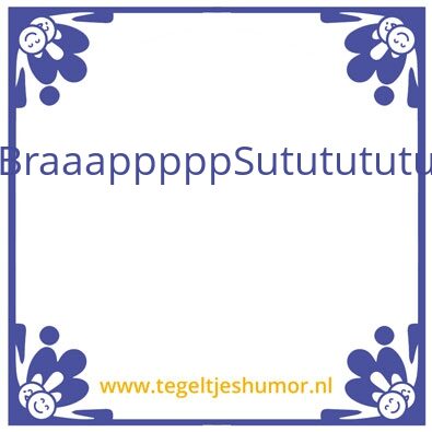Tegeltje: Tegel