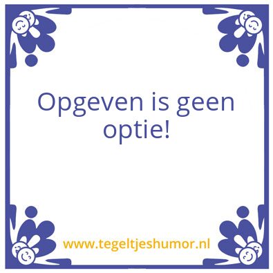 Tegeltje: Kracht