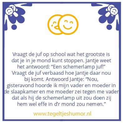 Tegeltje: SCHEMERLAMP
