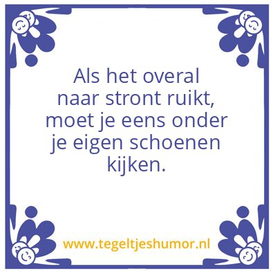 Tegeltje: Poep