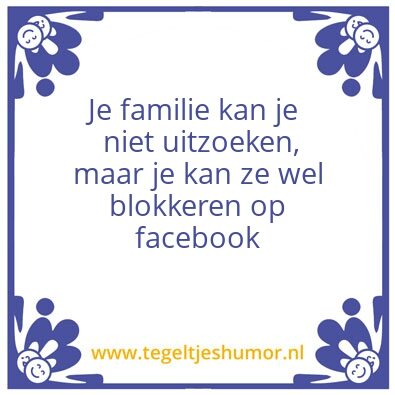 Tegeltje: Blokkade