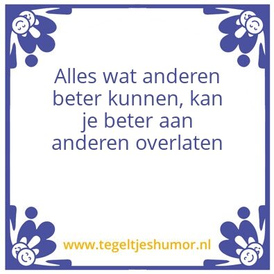 Tegeltje: .