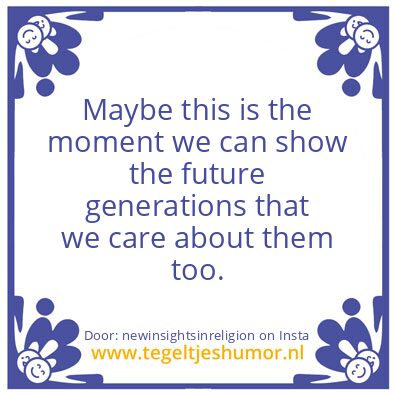 Tegeltje: This Is Your Calling Too.