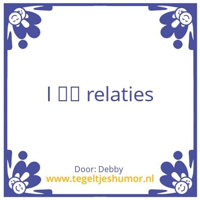 Tegeltje: Debby