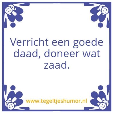 Tegeltje: Speciaal voor Nancy