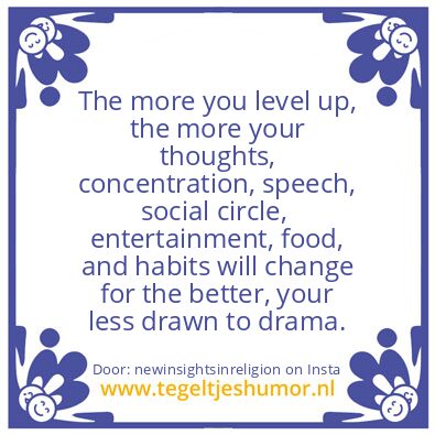 Tegeltje: level up