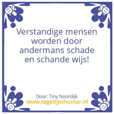 Tegeltje: spreuk