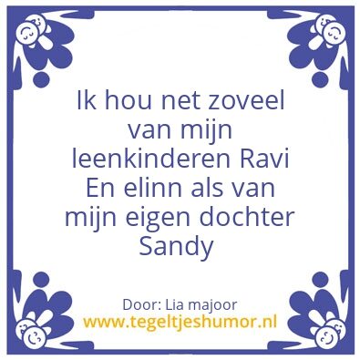 Tegeltje: Kinderen