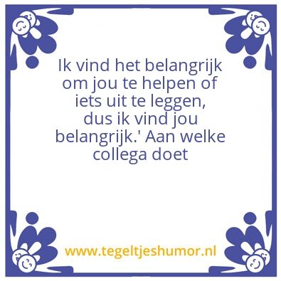 Tegeltje: Reina