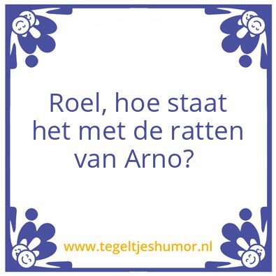 Tegeltje: Tegeltje