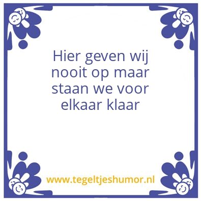 Tegeltje: GROEP 8