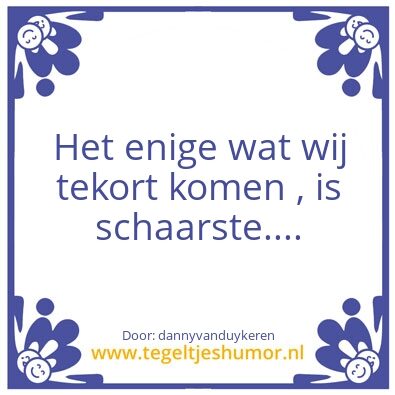 Tegeltje: Tegel