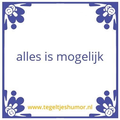Tegeltje: normen