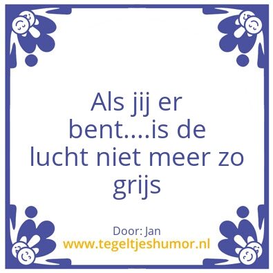 Tegeltje: Grijs is de kleur