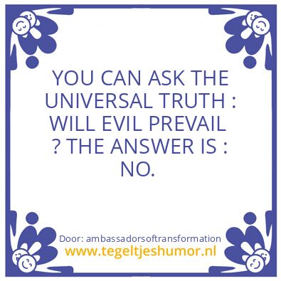 Tegeltje: YOU CAN ASK