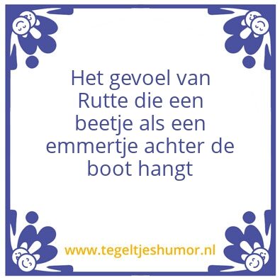 Tegeltje: Humor