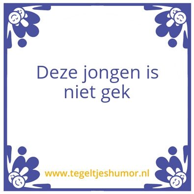 Tegeltje: Clown