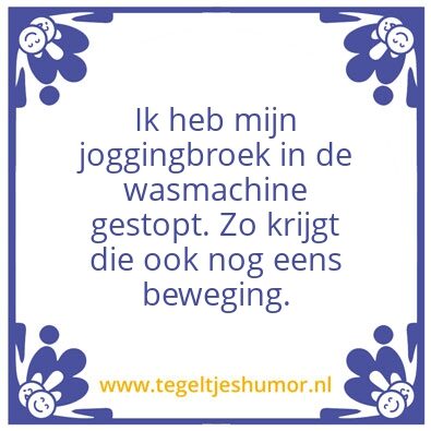 Tegeltje: Beweging