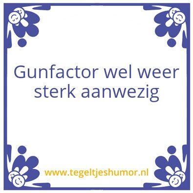 Tegeltje: A