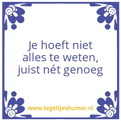 Tegeltje: Dag 3