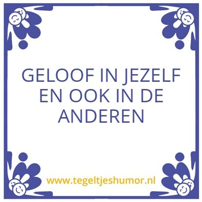 Tegeltje: WIJSHEID VAN HENK
