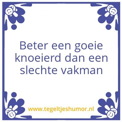 Tegeltje: joop