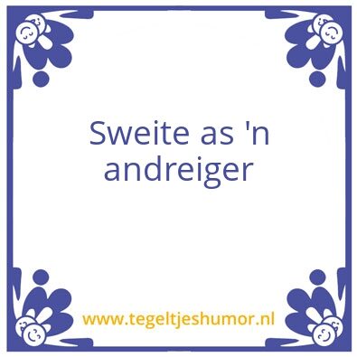 Tegeltje: Sweite