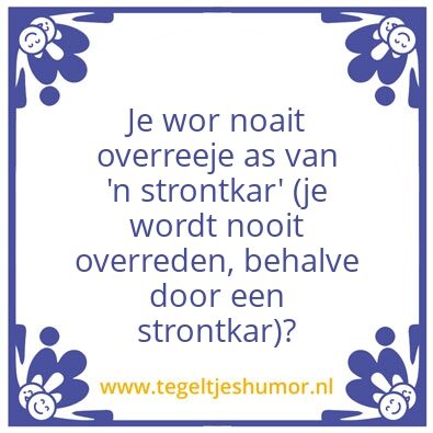 Tegeltje: Zes