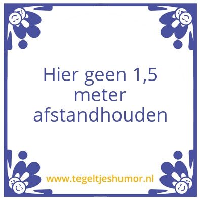 Tegeltje: Pisbak