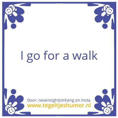 Tegeltje: “More Zen.”