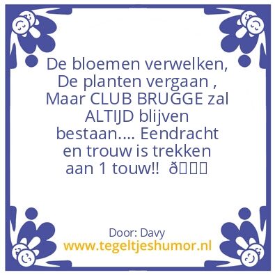 Tegeltje: Club brugge