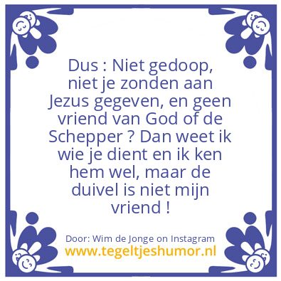 Tegeltje: Kijk even naar je negatieven..