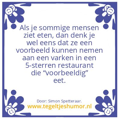 Tegeltje: Als je..