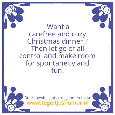Tegeltje: Carefree and cozy Christmas ..