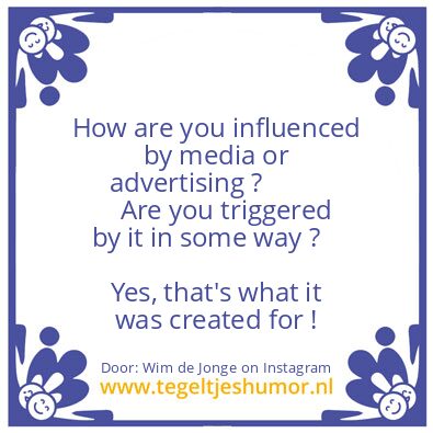 Tegeltje: Yes, You !