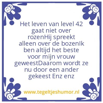 Tegeltje: Bert