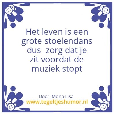 Tegeltje: Het leven