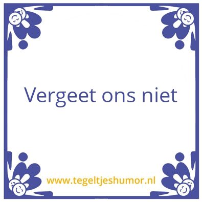 Tegeltje: Frienden