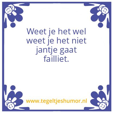 Tegeltje: jantje 2