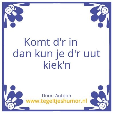 Tegeltje: Antoon