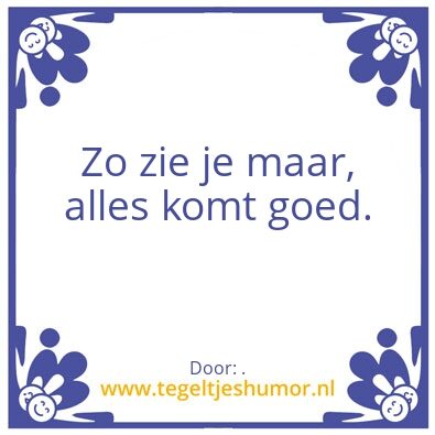 Tegeltje: .