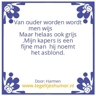 Tegeltje: SENIOR