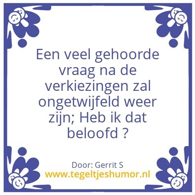 Tegeltje: Ik ben Gerrit