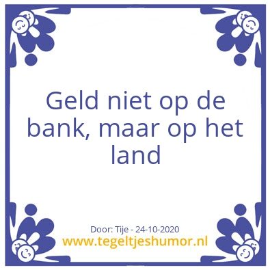 Tegeltje: Tije