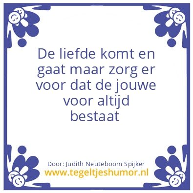 Tegeltje: Liefde