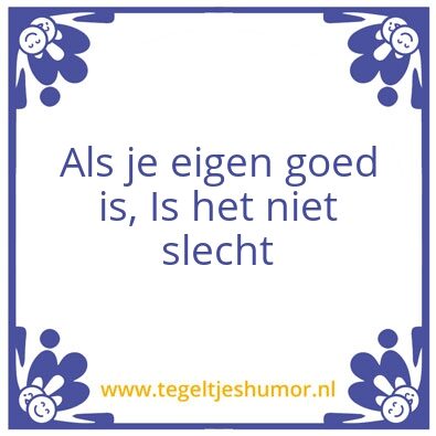Tegeltje: Oma